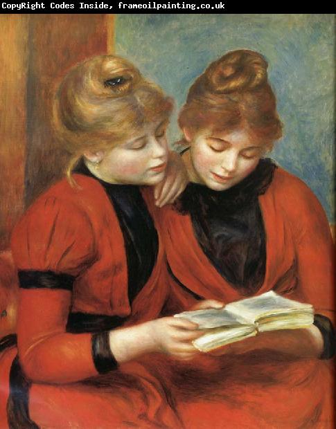 Pierre Renoir Young Girls Reading